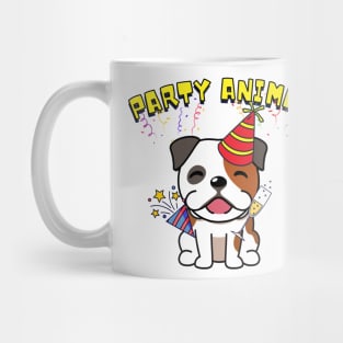 Party Animal Bulldog Mug